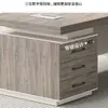 Escritorio de oficina, escritorio de jefe, escritorio financiero simple moderno para una persona, elegante escritorio y silla de supervisor, juego de escritorio y silla de gerente