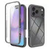 La carcasa de triple defensa anti-amarilleo con diseño de estrella recién diseñada está equipada con el protector de pantalla de cubierta profesional más grande para iPhone 17 16 15 14 13 12 11