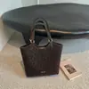 Bolso estampado de leopardo para mujer, nuevo y moderno 2026, moda de otoño, bolso tote retro para el trabajo, bolso de hombro de gran capacidad