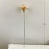 Flor artificial dorada para Año Nuevo, arreglo floral de eucalipto con hojas de tortuga, decoración del hogar, flores falsas de plástico, adornos de flores artificiales avanzados.