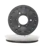 Cepillo de Disco Fregadora Automática de Piso Alambre Abrasivo Nylon Acero Alambre Herramienta Cepillo Piso Almacén Piso Alfombra Empuje Manual Cepillo de Limpieza