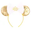 Diadema de princesa de la corona transfronteriza Accesorios para el cabello nuevos estilo europeo y americano INS diadema de festival Mickey diadema infantil al por mayor