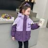 Novo casaco acolchoado de algodão Kulomi para meninas 2024 outono e inverno roupa de assalto infantil jaqueta acolchoada de algodão para bebê