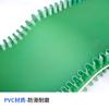 Baffle de saia de PVC verde correia transportadora 1 m de largura resistente ao calor padrão grama padrão de correia transportadora pu correia transportadora de alimentos personalização