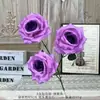 3 Rosas de Diamante Artificial para Decoración de Salón de Bodas, Arreglo Floral para Pasillo de Boda, Paisajismo de Rosas en Cascada de Centro Comercial