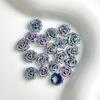 Novo Macio Flor Macaron Cor Mão Esfregar Espinhos de Rosa DIY Nail Art Acessórios Firefly Luminous Mixed Estilo Nacional