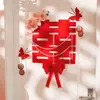 Decoración de habitación de boda, decoración de puerta de dormitorio de boda, personaje "feliz", pegatinas románticas para puerta de boda, suministros de juego de coplas para la novia
