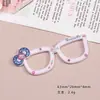 Accesorios de Resina para Manualidades de Dibujos Animados Joyería Lazo Gafas Pegamento de Crema Pasador Funda de Teléfono Móvil Hebilla de Zapato Llavero Colgante