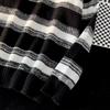 Invierno Nuevo Estilo Hong Kong Ins Suéter Rayado Hombre Estilo Coreano Tendencia Estudiante Holgado Versátil Tejido de Punto Chaqueta t
