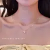 Collar de Perlas Único de Doble Capa para Mujer, Estilo Coreano, Diseño Minimalista Ins Simple de Alta Gama en Capas con un Sentido de Elegancia, Cadena de Hueso de Serpiente