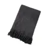 Manta de sofá de estilo nórdico manta para siesta en la oficina manta tejida de lana con borlas casual para aire acondicionado manta pequeña