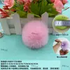 3Cm4Cm6Cm Bola de Pelo de Conejo Artificial Accesorios de Ropa DIY Decoración para Zapatos y Sombreros Colgante para Bolso Material Hecho a Mano Fabricante Mayorista