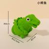Nuevo juguete de látex para mascotas cáscara de huevo cocodrilo dinosaurio animal pequeño resistente a la mordida molar sonido de látex juguete para perro