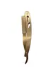 Artefato de remoção de pelos manual dobrável antigo para raspar rosto raspar suor limpeza de pelos aparar sobrancelha suporte para faca dobrável
