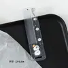 Pente Pequeno Transparente com Estampa de Glitter, Pente para Massagem e Lavagem de Cabelo de Bebê, Pente de Dentes Finos Simples e Estiloso Atacado