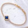 Pulseira de diamante brilhante várias cores Zircon Mulheres coreanas luz nicho de luxo elegante all-match high-end design sentido pulseira requintada