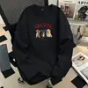 Camiseta de Manga Larga Bestseller de Almacén Rayo para Hombre Primavera Otoño Holgada Tendencia Calle Marca Adolescente Hombre Tallas Grandes Capa Base Transfronterizo