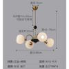 Lámpara LED de Sala de Estar Araña Luz Nórdica Lujo Ligero Lámpara de Dormitorio Comedor Diseño Estilo Crema Francés Lámparas Decorativas para Apartamento