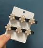 2024 Internet Celebridade Elegante Novo Estilo Pérola Strass Grampo de Cabelo Preguiçoso Grampo de Cabelo Artefato Estilo Ocidental Grampo de Cabelo Quebrado Grampo de Franja