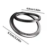 Soporte de Anillo para Dedo Magnético Totalmente Metálico Adhesivo, Imán Fuerte, Antideslizante, Ángulo Ajustable, Soporte Portátil para Teléfono