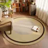 Sofá de Sala de Estar Mesa de Café Manta Esterilla para Piso de Estudio Esterilla para Silla Giratoria Esterilla para Silla Mecedora Cama de Dormitorio Esterilla de Mesita de Noche Alfombra Redonda de Gama Alta