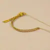 Pulsera de Media Cuenta y Media Cuerda Tejida a Mano, Nueva Tendencia Nacional Cuerda de Mano Semi-Terminada, Pulsera Original Pulsera de Cuentas DIY
