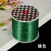 Hilo Elástico Plano de Seda de Colores Hilo para Cuentas Hecho a Mano DIY Hilo para Joyería de Cristal Alambre para Cuentas Resistente al Desgaste Material Accesorios para Joyería