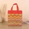 Directamente del fabricante: bolsas laminadas no tejidas, serie colorida, bolsas de regalo para fiestas infantiles, bolsas de regalo para cumpleaños de niños