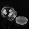 Botella de Plástico con Forma de Bombilla de 140ml para Decoraciones de Slime, Paisajismo, Mascotas, Suministro de Amazon, Frasco de Plástico Transparente