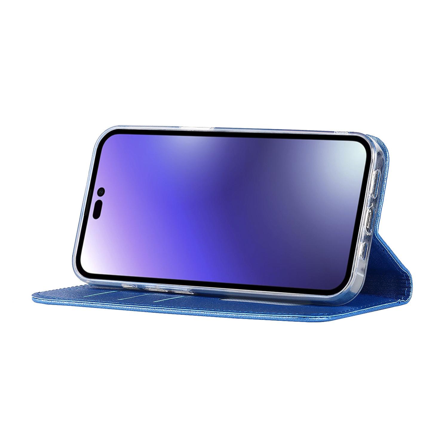 iPhone 14 Pro Max 挂绳蚕丝纹皮