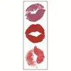 Mancha de fábrica huella de labios collar de labios ins coreano simulación tatuaje de labios rojos pegatinas tatuaje sexy pegatinas