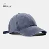 Boné de beisebol lavado cor sólida ins moda na moda coreana casual masculina e feminina língua de pato chapéu cabeça grande chapéu de sol para todos os jogos
