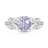 Anillo de Corona de Flores de Corte Fuego Artificial de Piedras Preciosas de Colores Más Vendido en Tiktok para Mujeres, Incrustado con Diamantes de Alto Carbono Súper Brillantes, Moderno y Sencillo, Anillo Chapado en Oro