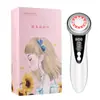 Instrumento de Beleza, Massageador Facial Doméstico, Rejuvenescimento por Fótons, Introdução de Luz Vermelha e Azul, Dispositivo de Introdução para Limpeza Facial e Lifting