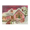 Nuevo Elemento Navideño Estampado Digital Multicolor Mantel Individual Papá Noel Decoración de Mesa de Comedor Mantel Aislante Anti-Manchas