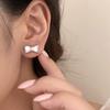 Pendientes Sencillos de Lazo Seiko Versátiles Pendientes de Gama Alta Coreanos DIY Accesorios de Yiwu Pendientes de Diseño Nicho