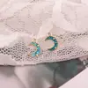 Serie de Nuevo Cielo Estrellado Estilo Coreano Aleación con Goteo de Aceite Accesorios para Joyería DIY Pendientes, Pulseras, Collares, Colgantes de Oro K