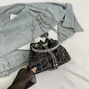 Bolsa de mão da moda com estampa de leopardo para mulheres, nova coleção de outono de 2026, bolsa de ombro com corrente retrô e estilosa, estilo bolsa da sorte