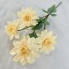 Nova simulação ameixa Qi 4 Dália fileira de flores de casamento flor de jardim artificial arranjo de flores de artesanato guia de estrada flor de seda feita à mão atacado