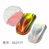 Cambio de Color para Coche Polvo Camaleón Transfronterizo Polvo Iridiscente Neón Cambia de Color Iridiscente Maquillaje Sombra de Ojos Polvo Aurora Venta al por Mayor desde el Fabricante