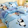 Funda de edredón de terciopelo de leche, pieza única, engrosada, cálida, forro polar de coral, franela, funda de edredón, persona individual 150x200, persona doble 220x240