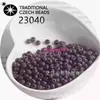 Cuentas de vidrio checas baoshiosa color natural para arroz no se decoloran color sólido pintura al óleo cuentas de porcelana hechas a mano para pulsera DIY
