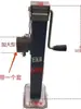 Gato de remolque de manivela manual, pata de soporte para herramienta agrícola, marco de soporte, 1 tonelada, 3 toneladas, plegable engrosado, para tractor, vehículo, escalera, manual