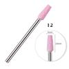 Broca de Diamante para Preparación de Uñas, Diámetro de Vástago de 2.35 mm, Universal para Eliminar Cutículas, Broca de Diamante para Uñas