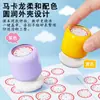 Sello de fábrica para reloj, herramienta de aprendizaje de reloj para niños, práctica de matemáticas para escuela primaria, sello de esfera de reloj, recargable