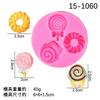Molde de Silicona para Postre de Helado Lollipop de Donut Material para Pegamento de Gota Hecho a Mano diy Pegamento en Crema Accesorios para Carcasa de Teléfono Móvil