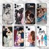 Adecuado para funda de teléfono iPhone15 caricatura pareja familia padre-hijo funda de teléfono