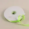 Fita Verde Fluorescente de 12345 cm de Largura Fita Fita de Seda Fita de Tecido Decoração de Feriado de Natal Casamento Artesanal