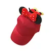 Comércio Exterior Boné de Beisebol Infantil Estilo Coreano Desenho Animado Fofo Algodão Mercerizado Boné Aba Curva Primavera e Outono Proteção Solar Chapéu de Menina Atacado