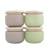 Fabricante Felpa de Peluche Material 250g Verde Mate Crema Botella Crema Facial Mascarilla Capilar Base Líquida Cosméticos Botella Dispensadora